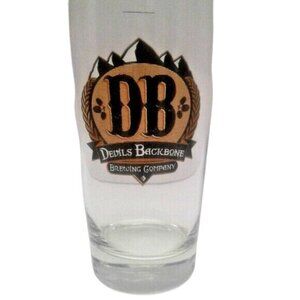 Devils Backbone Brewing Company Logo Pint Glass 16 Oz Clear Beer Glassware